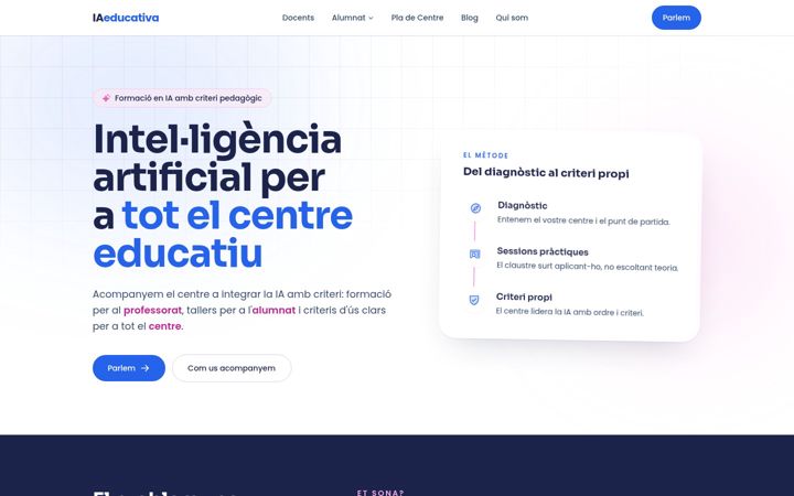 Screenshot of iaeducativa.cat
