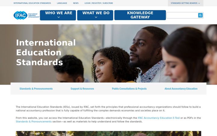 Screenshot of iaesb.org