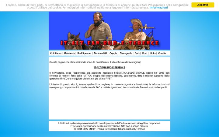 Screenshot of iafbt.altervista.org