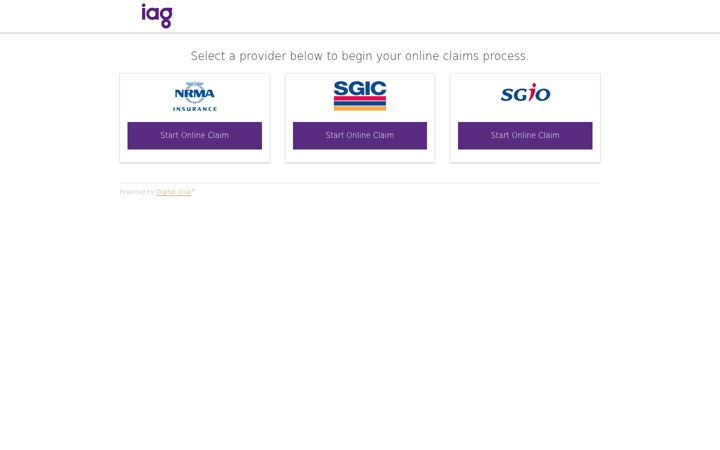 Screenshot of iag-claims.com