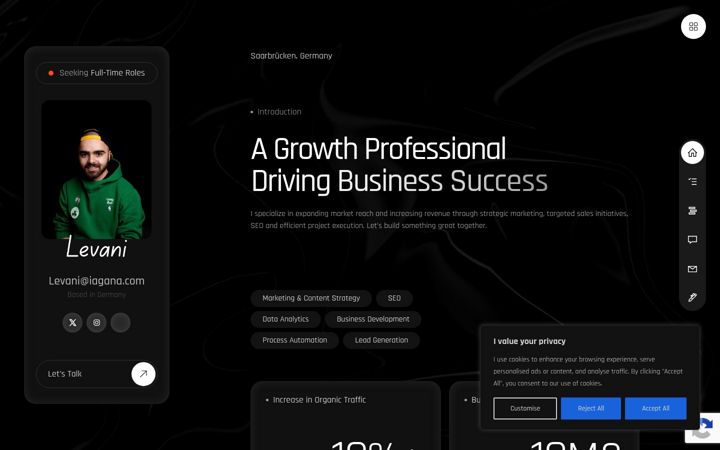 Screenshot of iagana.com
