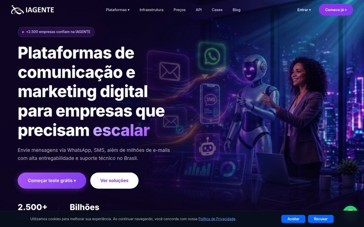 Screenshot of iagente.net.br