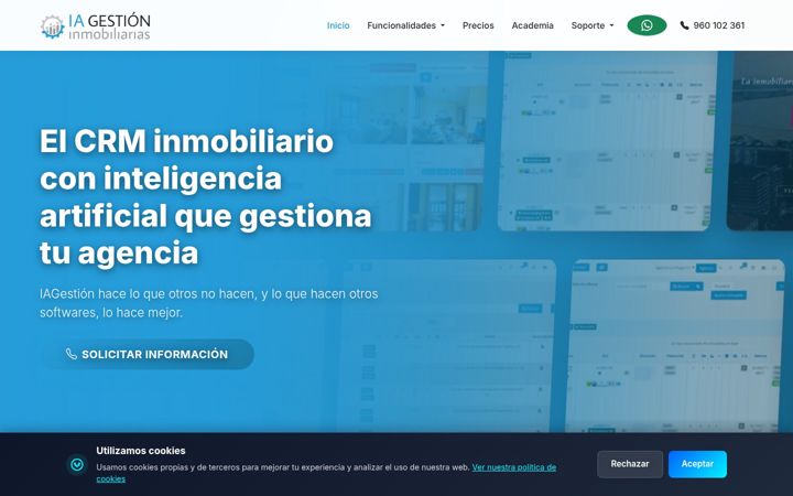 Screenshot of iagestion.com