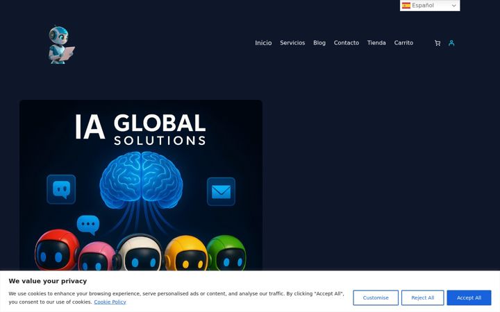 Screenshot of iaglobalsolutions.es