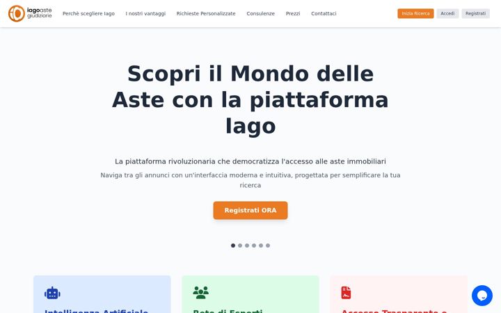Screenshot of iagoastegiudiziarie.it