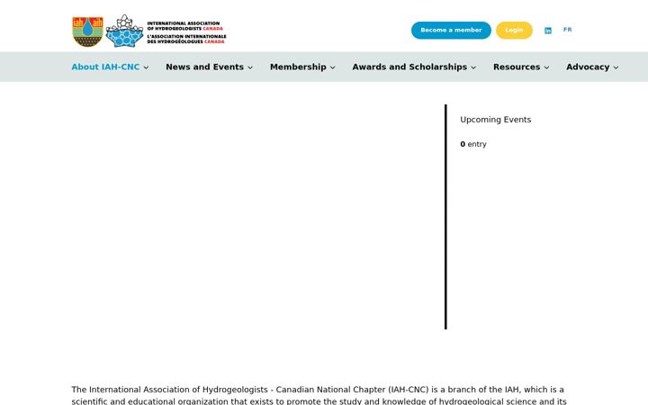 Screenshot of iahcnc.ca