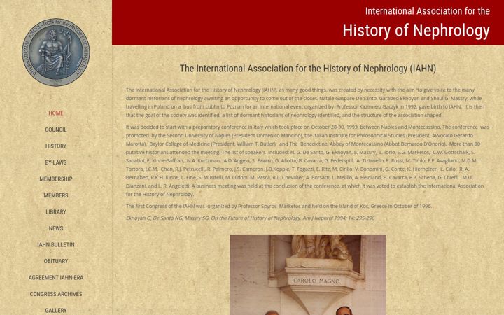 Screenshot of iahn.info