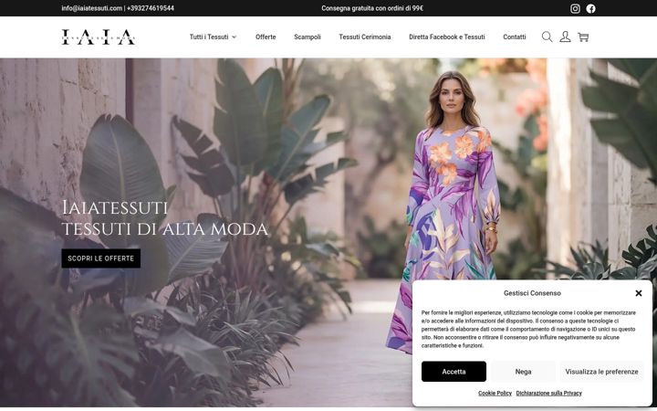 Snímek obrazovky iaiatessuti.com