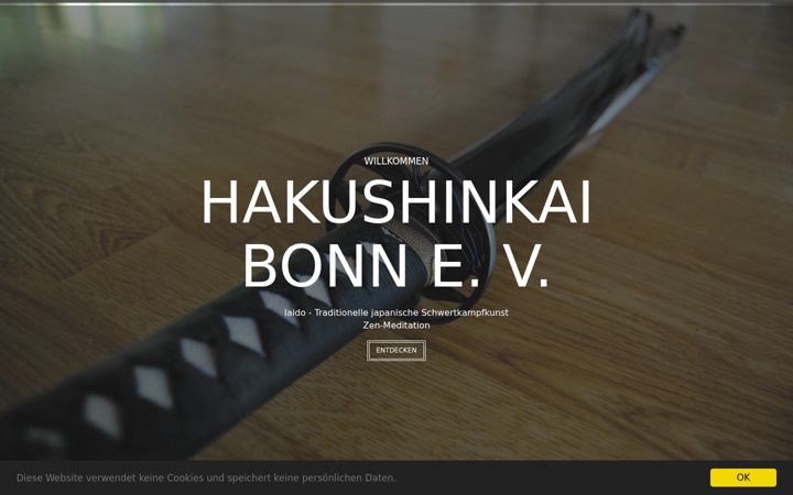 Screenshot of iaido-bonn.de