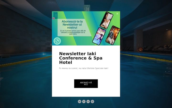 Screenshot of iakispa.ro