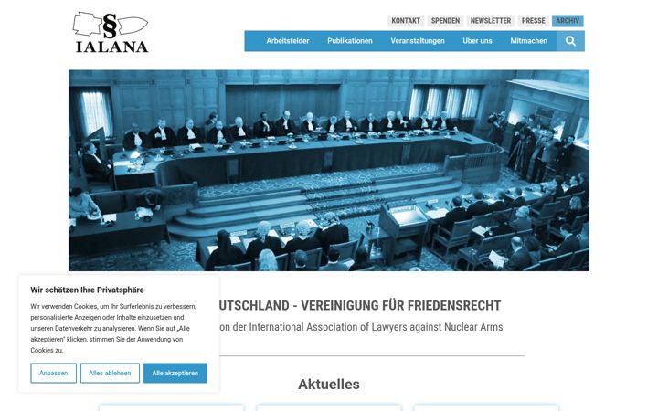 Screenshot of ialana.de