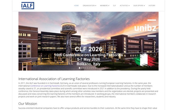 Screenshot of ialf-online.com