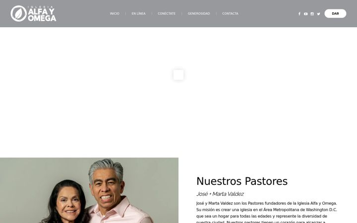 Screenshot of ialfayomega.com