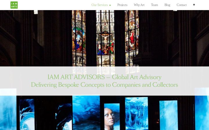 Екранна снимка на iam-artadvisors.com