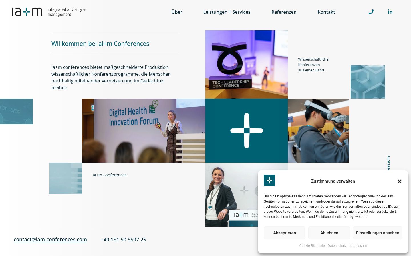 Skärmbild av samtyckesbannern som visades före någon interaktion