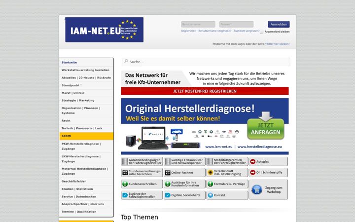 Screenshot of iam-net.eu
