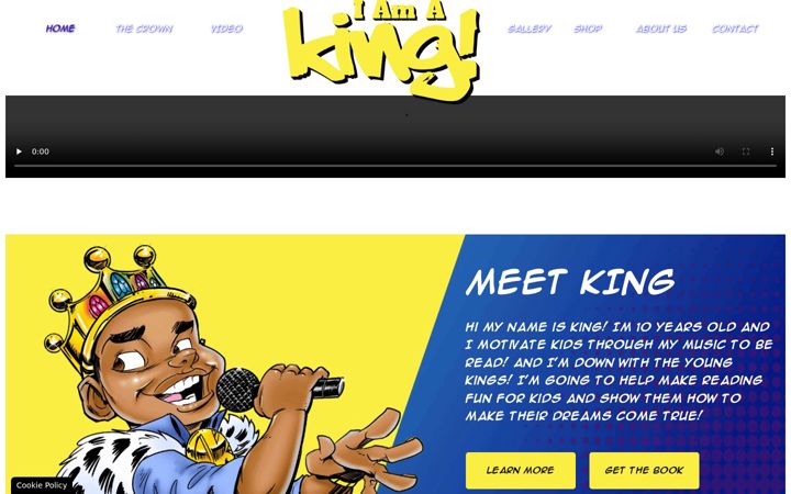 Screenshot of iamakingrapbook.com