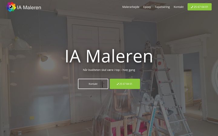 Screenshot of iamaleren.dk