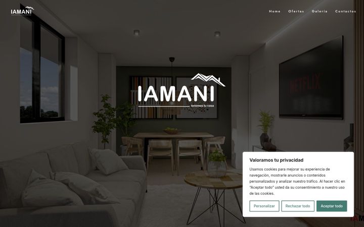 Screenshot of iamani.es