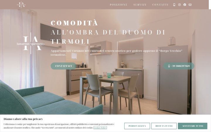 Screenshot of iamartinoapartments.it