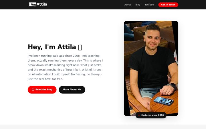Képernyőkép: iamattila.com