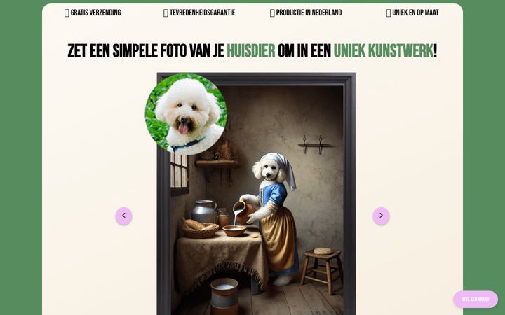 Screenshot of iambarksy.nl