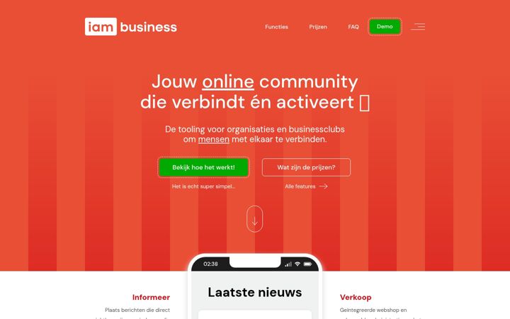 Screenshot of iambusiness.nl