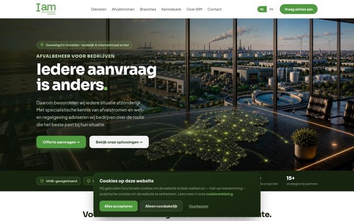 Screenshot of iambv.com