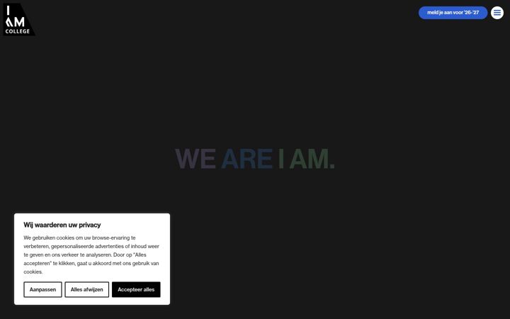 Screenshot of iamcollege.nl