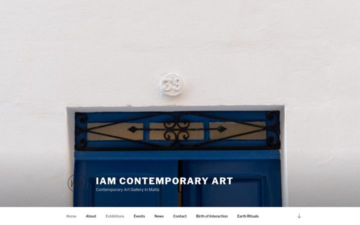 Screenshot van iamcontemporaryart.com
