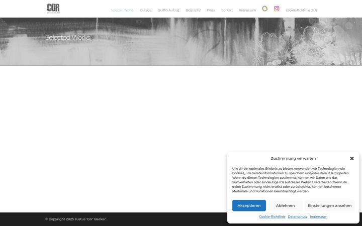 Screenshot of iamcor.com