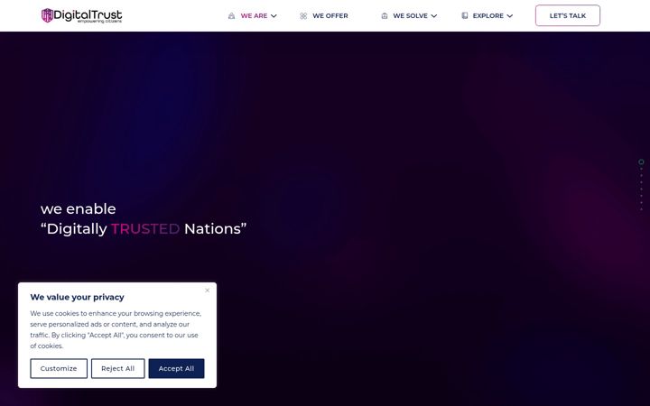 Screenshot του iamdigitaltrust.com