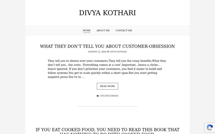 Screenshot του iamdivyakothari.com