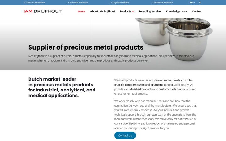 Screenshot του iamdrijfhout.com