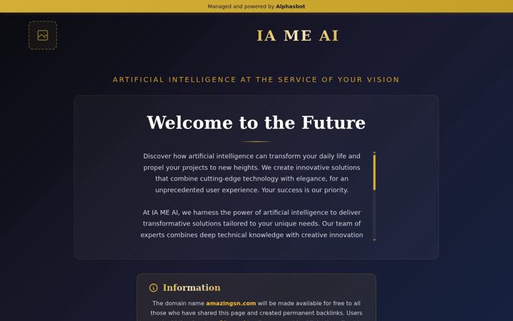 Screenshot of iameai.com