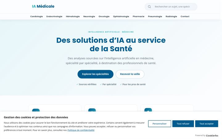Screenshot of iamedicale.fr