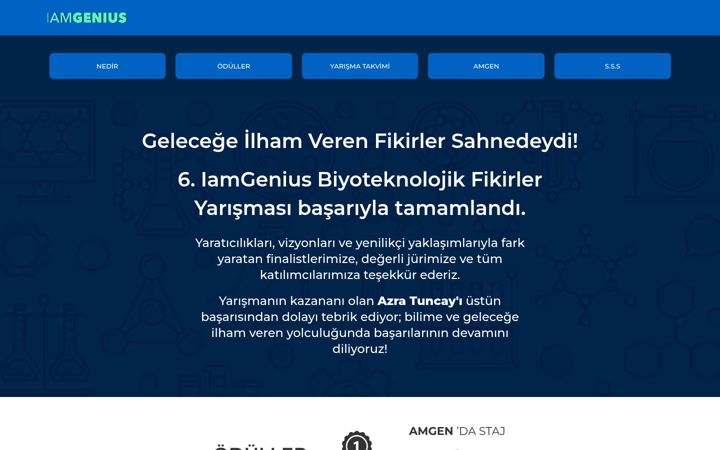 Screenshot of iamgenius.net