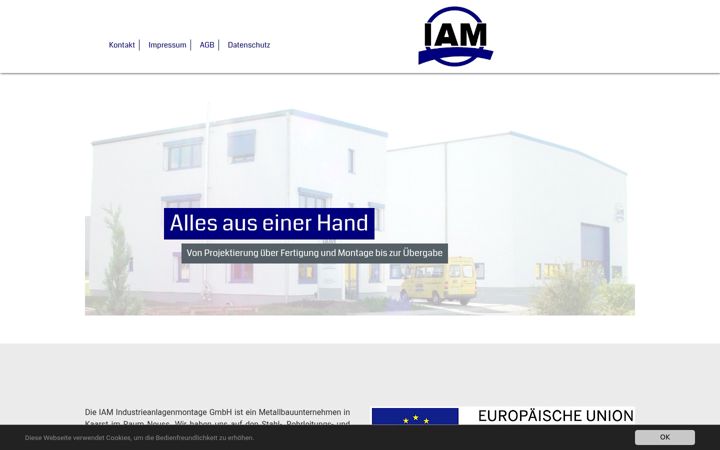 Screenshot of iamgmbh.de