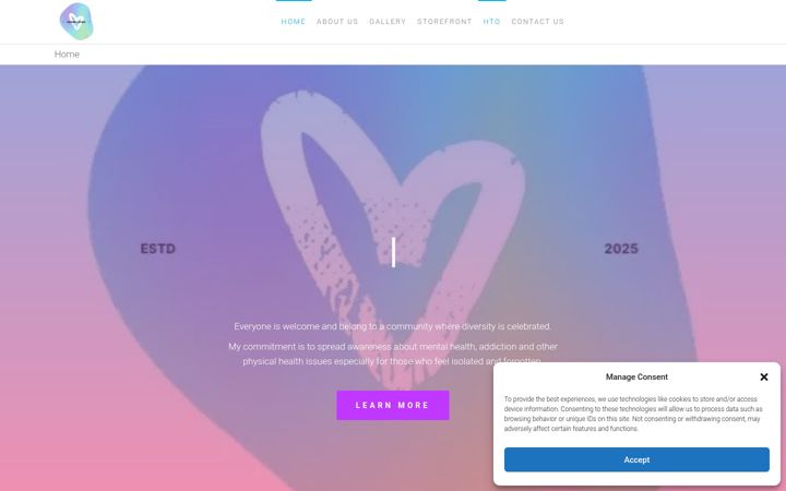 Screenshot of iamgraceriza.com