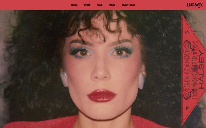 Screenshot of iamhalsey.com