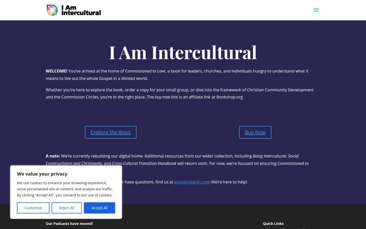 Screenshot of iamintercultural.com