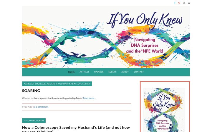 Screenshot of iamlezlee.com