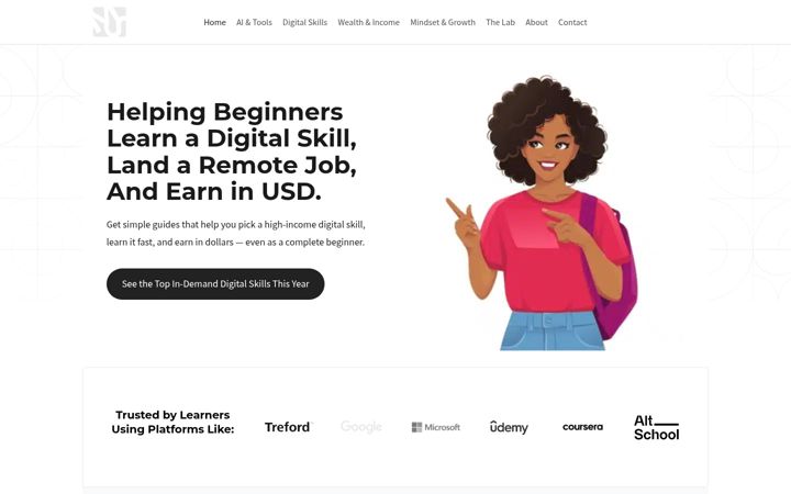 Screenshot of iammichaelstephen.com