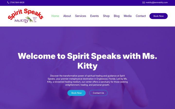Screenshot of iammskitty.com