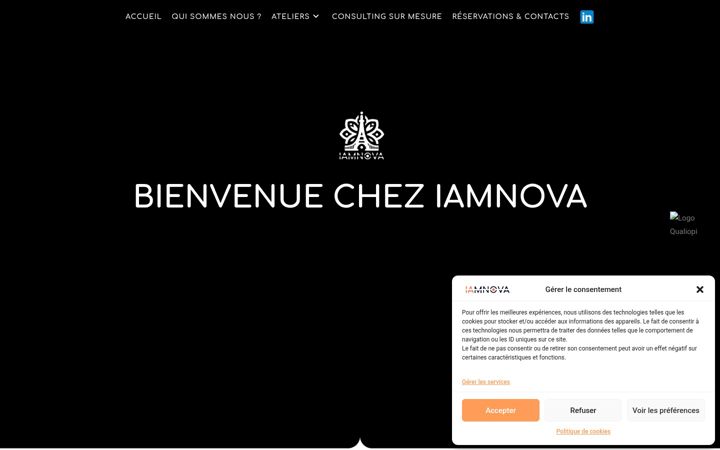 Screenshot of iamnova.fr