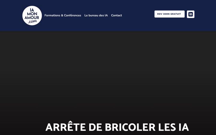 Screenshot of iamonamour.com