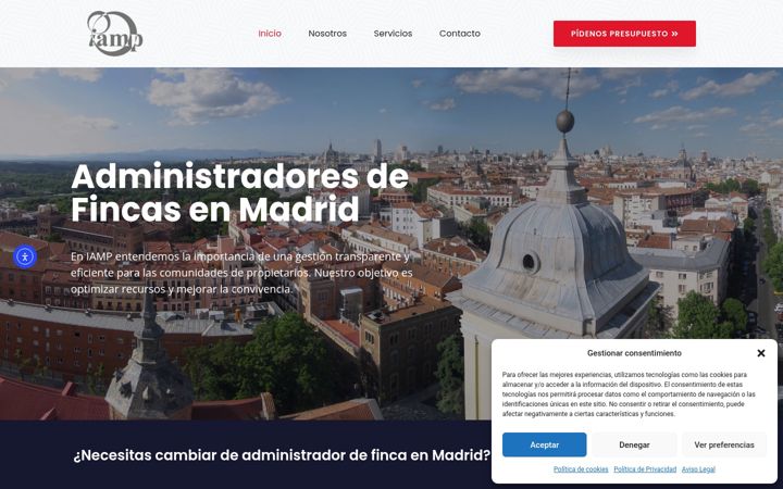 Screenshot of iamp.es