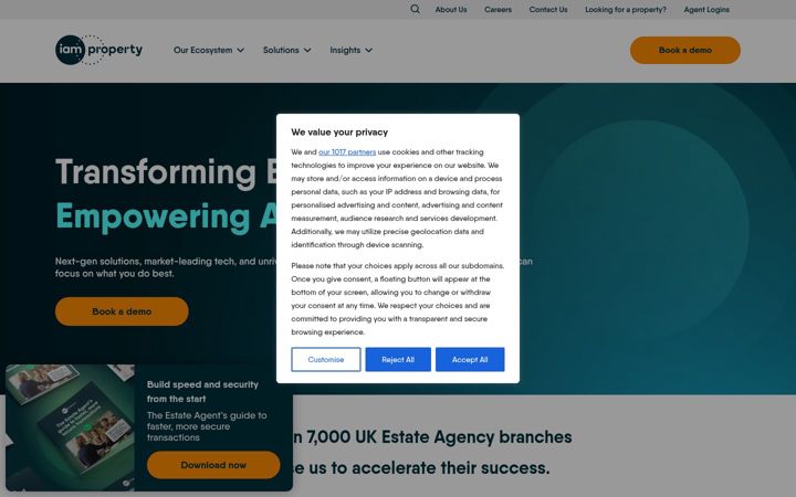 Screenshot of iamproperty.com