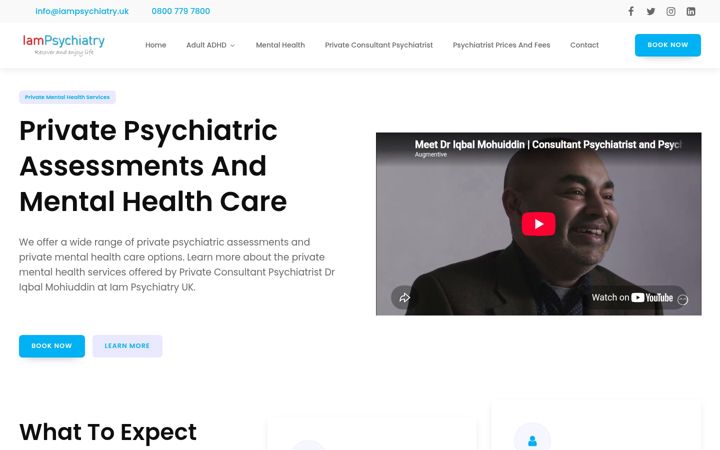 Screenshot of iampsychiatry.uk
