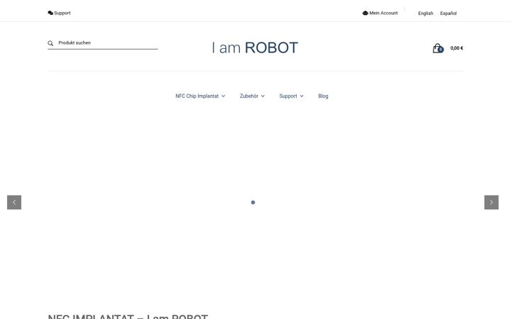 Skjermbilde av iamrobot.de
